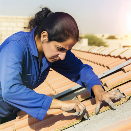 Roofing installer